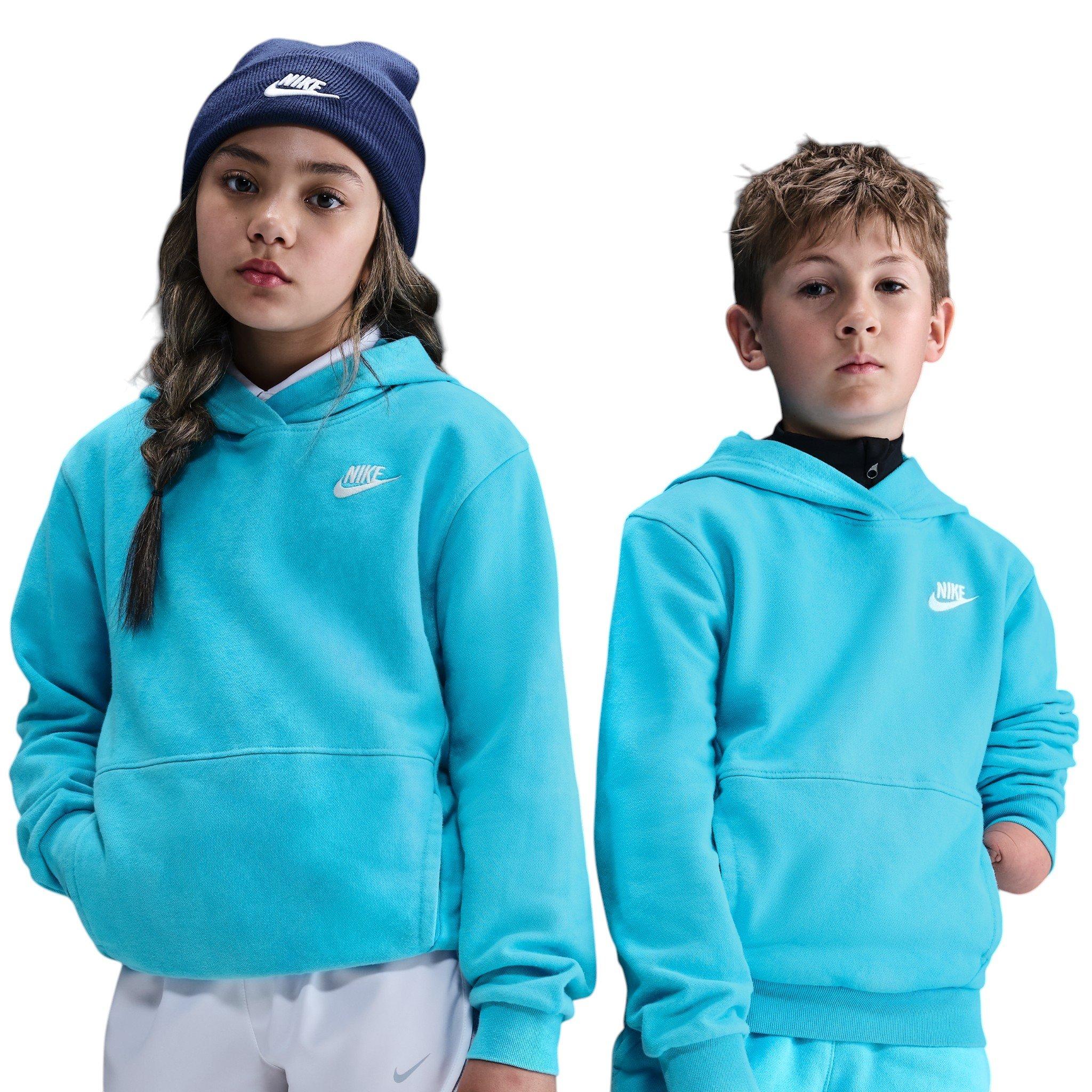 Nike Big Kids' Sportswear Pullover Hoodie - Blue - BLUE